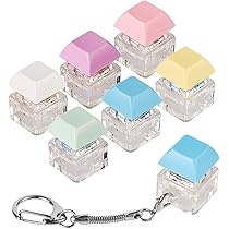 Porte-Clé Fidget Clavier Avec LEDs - Jouet Anti-Stress, Boutons Clic, Décompression Pour Adultes Et Enfants