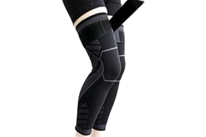 Goosom Réglable Genouillère Genou Bandage Sport de Compression Élastique Mixte, (1 Paire) Genouillère de Maintien Respirant et Antidérapant pour Course à Pied Gris K50 L
