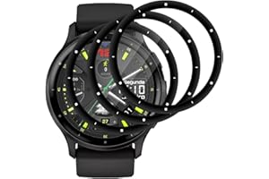Beukei Protector de Pantalla Compatible con Garmin Venu 3, 3 Piezas Protege,[Dureza 12H][Antihuellas][Anti-Rayaduras] cristal templado