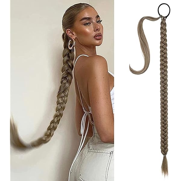 Traziewell Clip-in Pferdeschwanz Verlängerung 72 Cm – Violett, Kunsthaar, Hitzebeständig, Für Damen & Mädchen