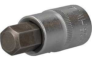 BRILLIANT TOOLS BT022866 Bussola a inserto a esagono incassato 1/2", lunga 55 mm, 14 mm [Powered by KS TOOLS]