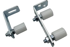 HEGAPRO Torführung Torrolle Führungsbock Führungsrolle Rolle für Schiebetor Laufrolle (2 Rollen)