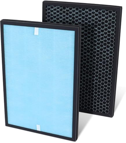 Nispira 4-in-1 Filter Ersatz Für Pro Breeze PB-P01 – 2 Stück, HEPA & Aktivkohle