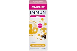 ‎EMCUR Emcur® Immun Saft | mit Vitamin C¹ | Zink¹ | Kupfer¹ | Immunsystem¹ | zusätzlich Propolis und Echinacea | 150ml