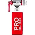 PRO BIKE TOOL Gonfiatore di CO2, facile e veloce, compatibile con valvola Presta e Schrader, pompa per pneumatici da biciclet