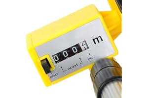 JEANOKO Misuratore di distanza della ruota di misurazione della distanza del nastro di misura regolabile per esterno