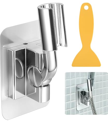 2 Stück Saugnapf-Duschhalterungen – Bohrfrei, Verstellbar, 360° Drehbar, Für Fliesen, Glas & Metall