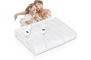 ‎HOME KOKO LOOK Wärmedecke Heizdecke Heizkissen Mit Heizdecke Mit Abschaltautomatik Wärmeunterbett Wärmedecke Heizdecke160x150cm Überhitzungsschutz 3 Temperatursstufen Maschinenwaschbar