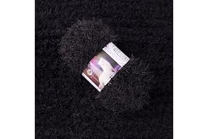 NONE AC009 Pelote de laine pour tricot et crochet à poils longs imitation fourrure vison et mohair idéal pour bébé 100 g