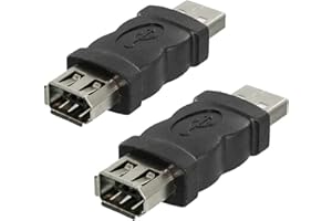 iKiKin eightNice Firewire IEEE 1394 6 Pines Hembra a USB convertidor de Adaptador Macho (2Pcs)
