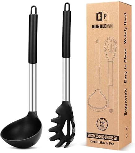 Walfos Set 5 Spatole In Silicone Rosse – Resistenza Al Calore 600°C – Antiaderenti - 4