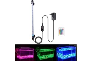 MLJ, Acuario LED Iluminación, Iluminación LED para Acuarios Plantados Lámpara LED para Peceras Resistente al Agua Luz para (Alemania almacén)