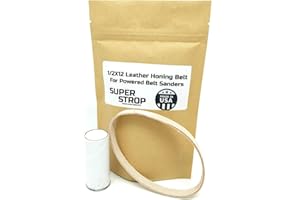 1/2 X 12 Zoll Leder Hon Super Strop Gürtel passt für Original Work Sharp Messer und Werkzeugschärfer