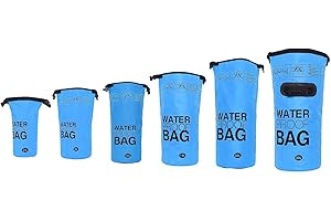 DonDon Dry Bag Borsa Impermeabile da 2l, 5l, 10l, 15l, 20l, 30l con Tracolla