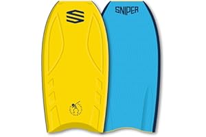 SNIPER BODYBOARDS Sniper Bodyboard Sport Improve Serie - EPS - Stringer en Fibre de Verre époxy