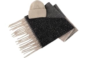 totes toasties Ladies Chunky Woven Blanket Scarf & Hat Gift Set