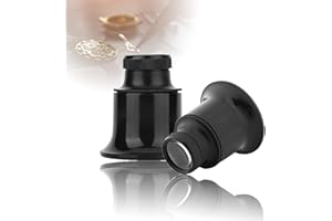 YUYTE Watchmaker Loupe, 10X Watch Repair Loupe Magnifier, Eye Magnifier Loupe Repair Watch Tool for Jewelry Gems Coins, Magnifying Glass Loupe Lens Magnifier for Jeweler