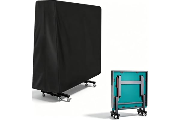 Venprodium 165 x 70 x 185 cm, bordsöverdrag, pingpong | Oxford vattentät bordsöverdrag bordtennis, hopfällbar bordtennisskydd, robust, inomhus och utomhus