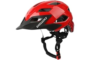 Kids Helmet, Exclusky Kids Bike Helmet Child Boys Girls Bike Helmet Age 5-13 Adjustable Bicycle Scooter Skating Cycle Helmet 50-57cm
