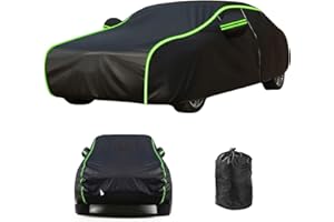 VLLTWLPOV Lona Coche Exterior para Seat Arona 2017-2024,Funda Coche Exteriores Impermeable Respirable Anti-UV Resistente Al Polvo Lluvia Nieve Rasguño All Weather Protection