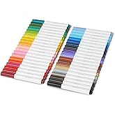 Amazon Basics Broad Line Washable Markers, 40-Pack, Multicolor