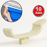 Alet&ccedil;antam Stor Zebra Perde Montaj Aparatı (10'Lu_Paket) Plastik Dar - 3.5 Cm