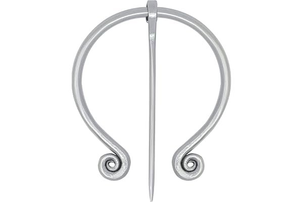 Lord of Battles medeltida fibula brosch – handgjord mantelnål för viking, romerska, keltiska och larpa kostymer och återuppbyggnad