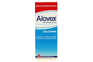 RECORDATI Alovex Protezione Attiva Collutorio Liquido - Sollievo contro la sensibilità, 120 ml, 1, Senza alcol