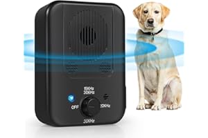 Neat-O Anti Barking Device, Dog Barking Control Devices, 3 Levels Ultrasonic Dog, Rechargeable & Waterproof Bark Stopper Pets Dog Deterrent Indoor & Outdoor Use- Stop Barking Dog Training Tools