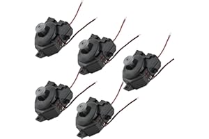 YUNIR 5 Pack Replacement Thumbsticks, Gaming 3D Thumbsticks Analog Stick Replacement Part Joystick Thumb Grips Buttons Repair Kits for N64 Controller