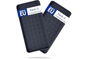 GARDENIX Zestaw 2 półek na buty, tacka ociekowa na deszcz, jesień i zimę, 71,5 x 34,5 x 3 cm, mata do ociekania butów, tacka na rośliny, tworzywo sztuczne, rozwiązanie na brudne buty