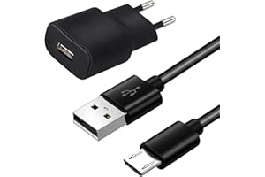 XRX Micro Ladegerät kompatibel für Samsung Galaxy Tab A 10.1 (2016), 8.0, 7.0, 9.7, Tab E, S2, Tab 4, 3, SM-T580/550/530/387/585/290/295 Samsung Tablets (Android) Ladekabel-Adapter (1,5 m)