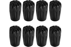 YASMOUS Walking Stick Caps 8 Pack Walking Pole Rubber Tips, Trekking Pole Tip Protectors Rubber Alpenstock Head Cover, Replacement Rubber Tips End for Hiking Stick Walking Trekking Poles, Diameter of 11 mm