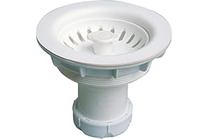 Jimten s-332 - Válvula cesta sintético s332 fregadero blanco diámetro 115