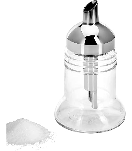 KitchenCraft Sucrier Doseur Rétro Lot De 2 - Verre Style Brasserie Parisienne