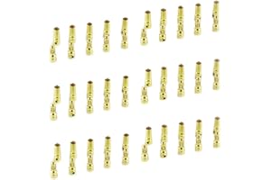 OliYin 30pairs 3.5mm Placcato Oro Maschio Femmina Spina a Banana connettore Proiettile sostituzioni per ESC Batteria e Motore