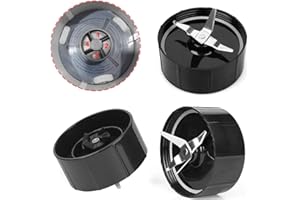 AUMUA 3 Pezzi Lama a Croce Magic Bullet, Pezzi di Ricambio Lama a Croce con Guarnizioni per Magic Bullet Frullatore Elettrico MB1001, Lama Estrattore per Blender Accessorio