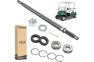10L0L Golf Cart Driver Side Rear Axle Shaft for EZGO TXT, Replaces OEM 20377G11 (Fits EZGO TXT Golf Cart Electric 1994-2013)