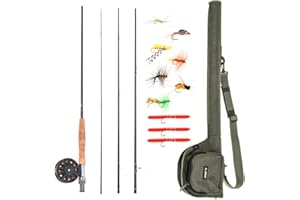 Lixada - Bolsa para cañas de Pescar de Lona para cañas de Pescar de Pesca con Mosca de Pesca