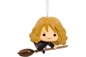 Hallmark Adorno navideño de Hermione en Escoba de Harry Potter