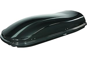 Farad Marlin Dachbox 480L schwarz metallic - Doppelter Seitenöffner, TÜV-GS Zulassung, 5 Jahre Garantie - 3-Punkt-Zentralverriegelung mit Sicherheitsschlüssel