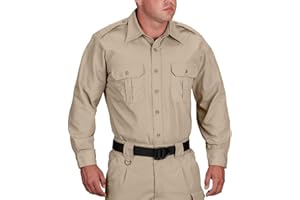 Propper Men's Long Sleeve Tactical Shirt, Khaki, Large Long