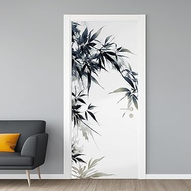 TACOKI Selbstklebende Türtapete Sukkulenten - 3D Effekt 85x200 Cm