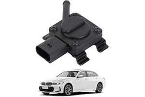 LICHENGTAI Sensor de presión de escape Sensor de presión de aire compatible con BMW Serie 1 E87 Serie 3 E90 E93 E92 E91 5er E60 E617er E65 E66 E67 X3 E83 X5 E53 E70 Sensor de presión V20-72-0131