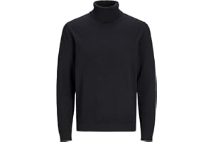 JACK & JONES Polotröja för män, enfärgad polotröja