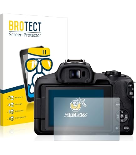 BROTECT Schutzglas Für Canon EOS 750D - 3x Panzerfolie 9H Härte