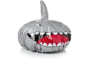 ds. distinctive style Shower Cap Shark Kids Shape Shower Hat Baby Bath Cap - Sliver