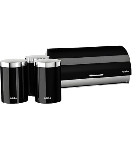 GEFU Brunch Cestino Per Pane Quadrato In Acciaio Inox Con Rivestimento In Tessuto Nero – 21,9 Cm, Lavabile In Lavastoviglie E Lavatrice