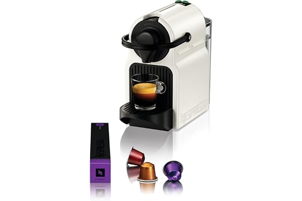 Nespresso Krups Machine à Café Inissia Blanche Cafetière Espresso XN100110