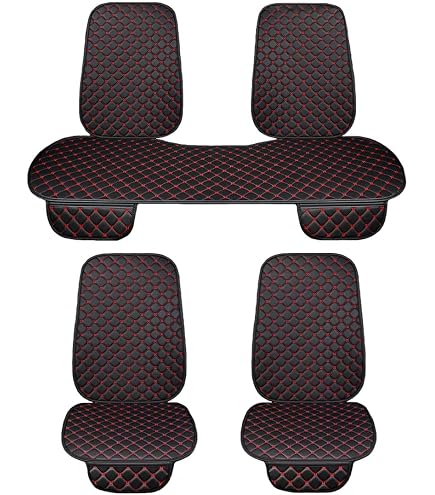 TOP DRIVE Coprisedili Auto 3 Pezzi – Protezione Sedili Anteriori E Posteriore, Tessuto In Velluto Morbido, Antiscivolo, Tasca Portaoggetti, Taglia Universale, Grigio